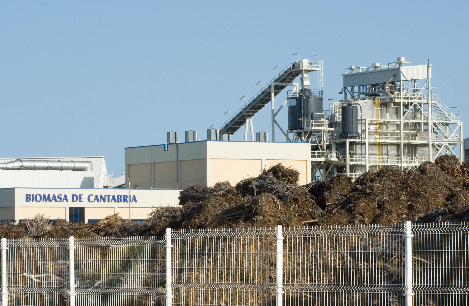 La planta de biomasa de Reocín, del Grupo Alvarez . Archivo