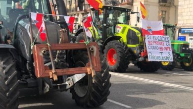 Photo of Las imágenes que ha dejado la protesta de ganaderos y agricultores en Santander