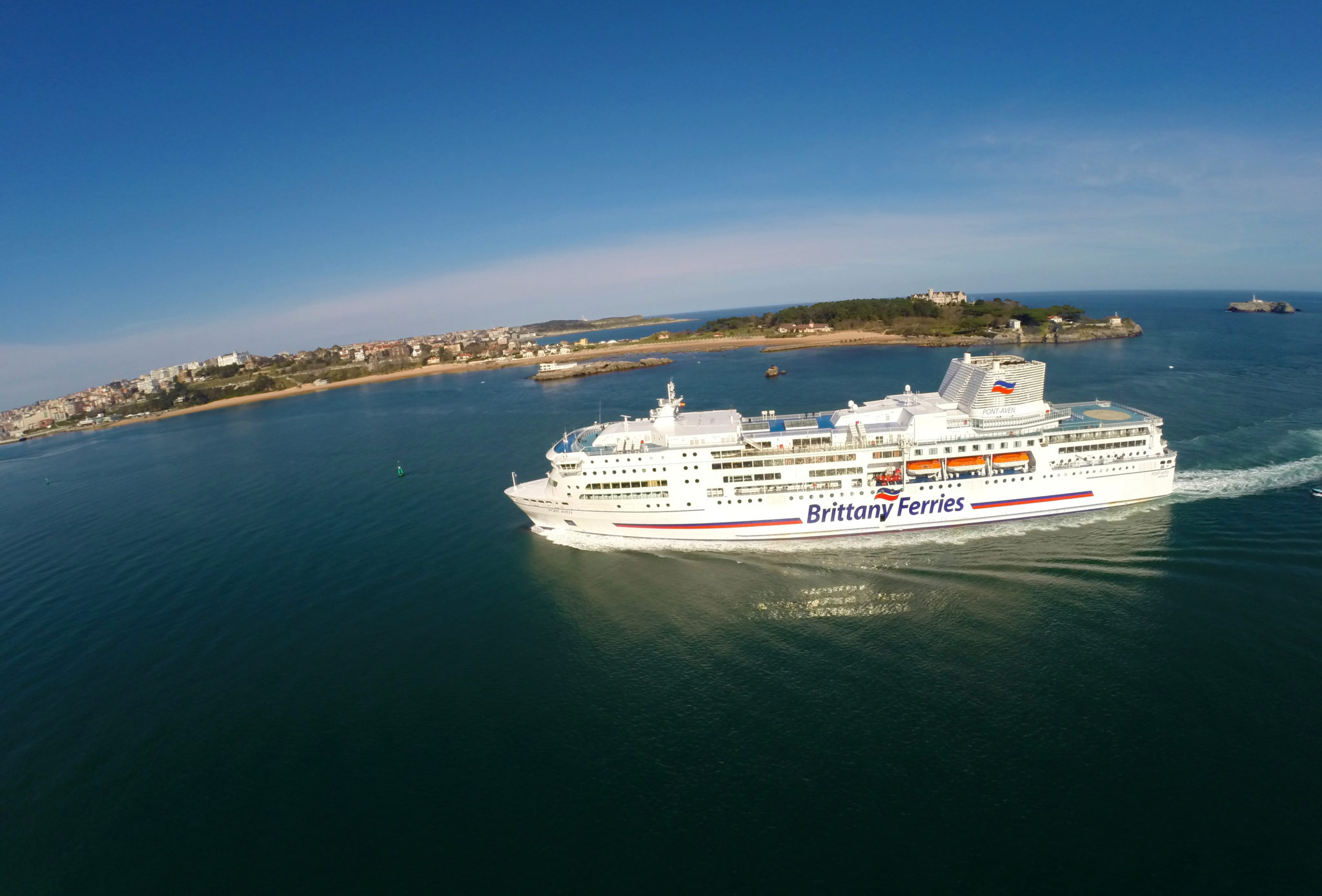 La embarcación Pont-Aven de Brittany Ferries.