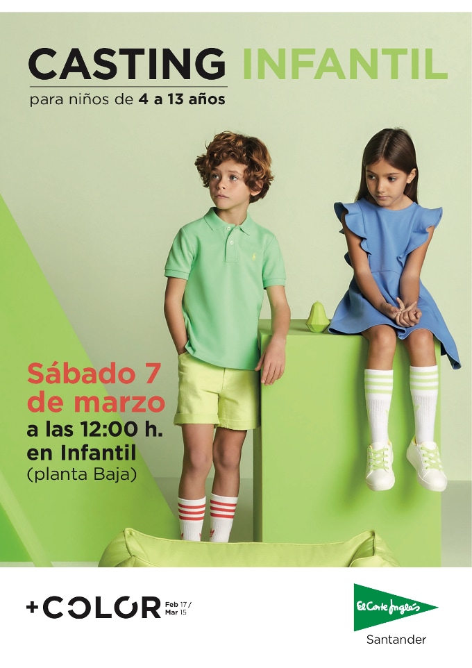 Corte Inglés realizará este sábado un casting de niños para presentar la moda infantil otoño e invierno - Económica