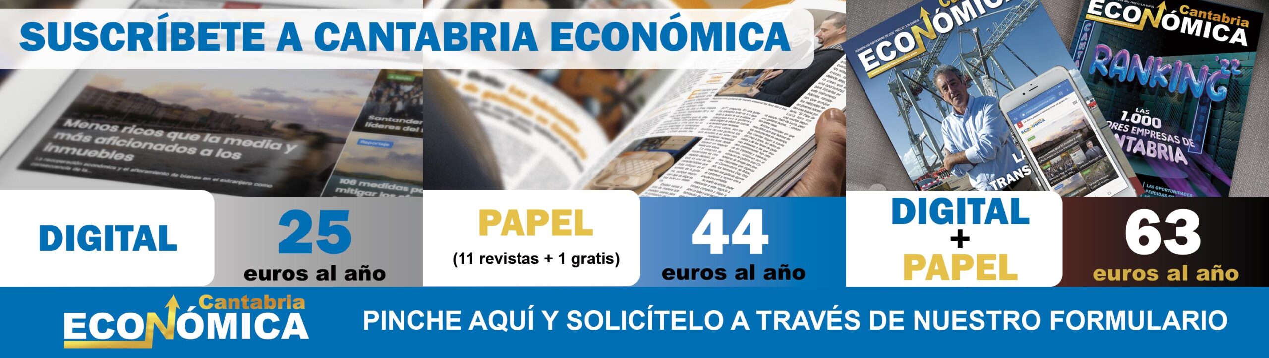 Suscríbete a Cantabria Económica